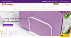Desktop Screenshot of filingsupplies.com